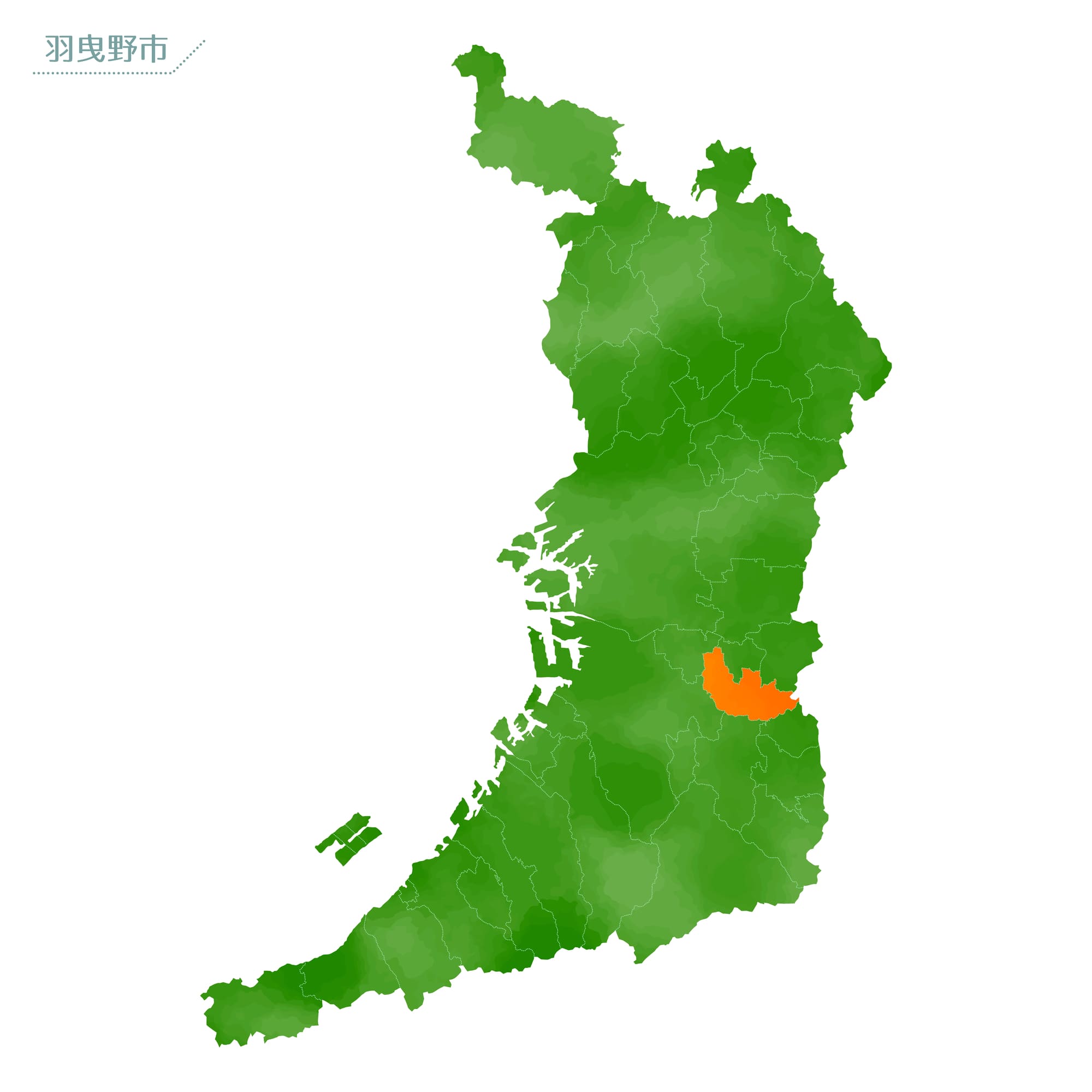 羽曳野市エリアマップ